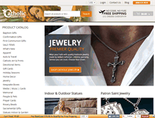 Tablet Screenshot of catholicfaithstore.com